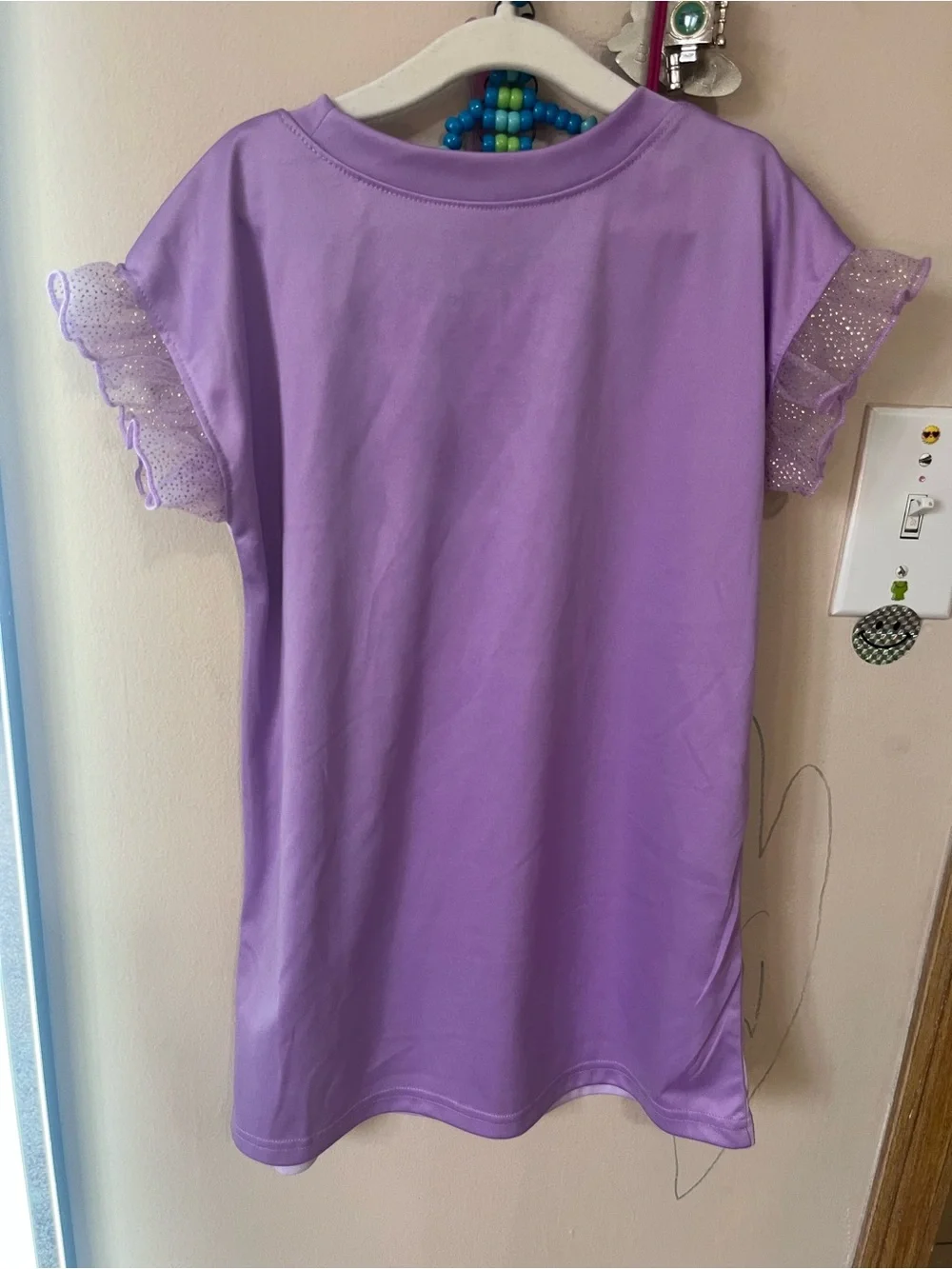 Disney Wish girls' purple 'Watch Us Shine' Nightgown